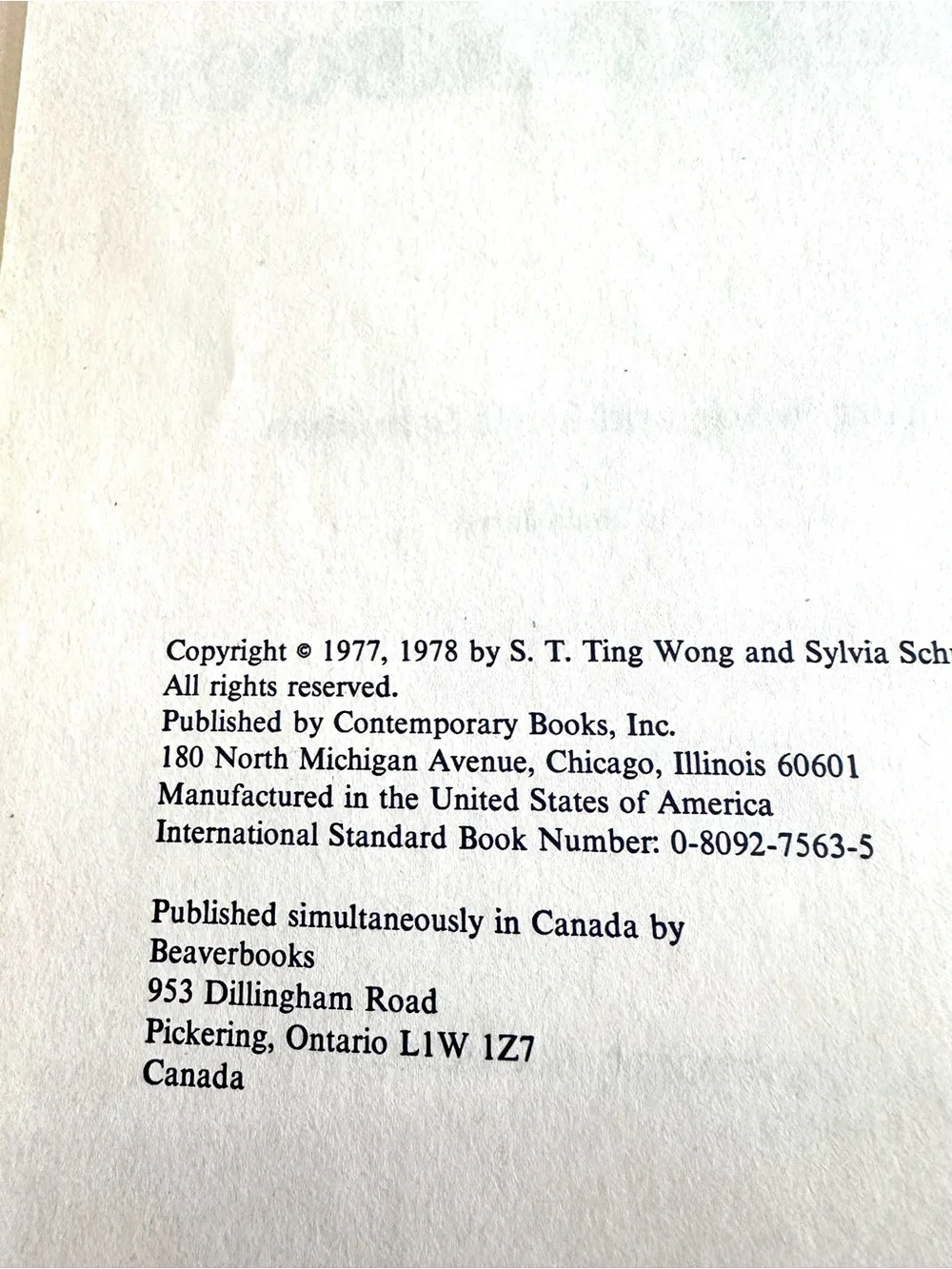 Long-Life Chinese Cookbook - Red Cover